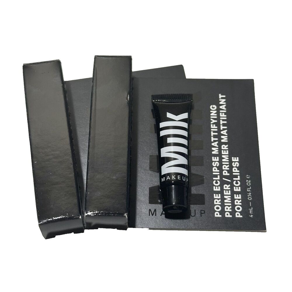 2 X Milk Makeup Pore Eclipse Mattifying Primer Mini Size .14 fl oz / 4ml Each